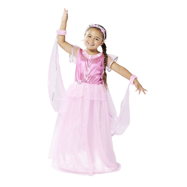 D&eacute;guisement princesse rose brillant 11/14 ans