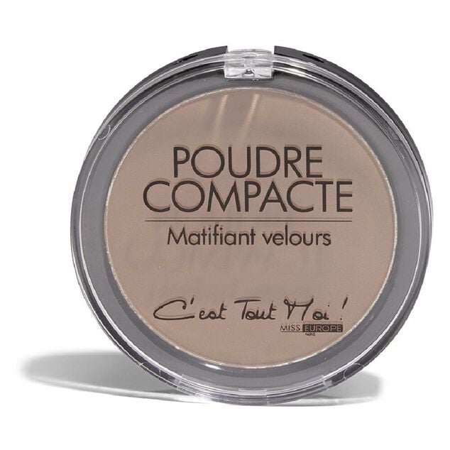 Poudrier rond sans miroir 4 teintes
