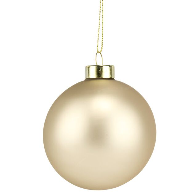 Boule de No&euml;l en verre &Oslash;8cm (3 mod&egrave;les)