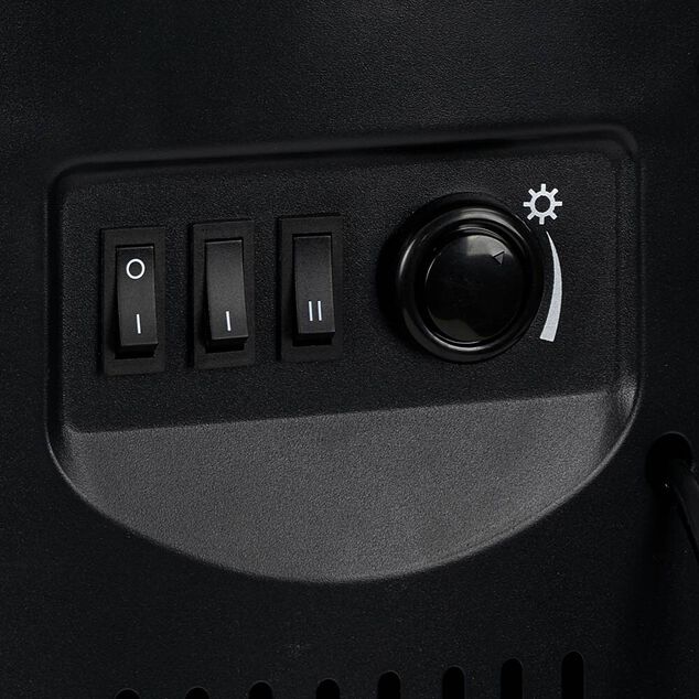 Poêle soufflant 2en1 Homday déco effet flamme