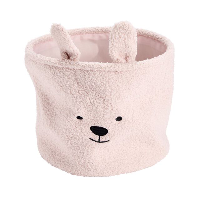 Pani&egrave;re Box Cube enfant bouclette animal mignon avec oreilles &Oslash;30xH27cm (2 mod&egrave;les)