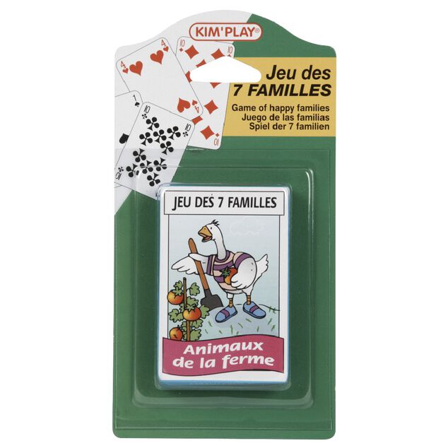 Jeu de cartes Les 7 familles