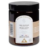 Bougie vintage marron dans verre senteur ambre patchouli &Oslash;7xH8cm