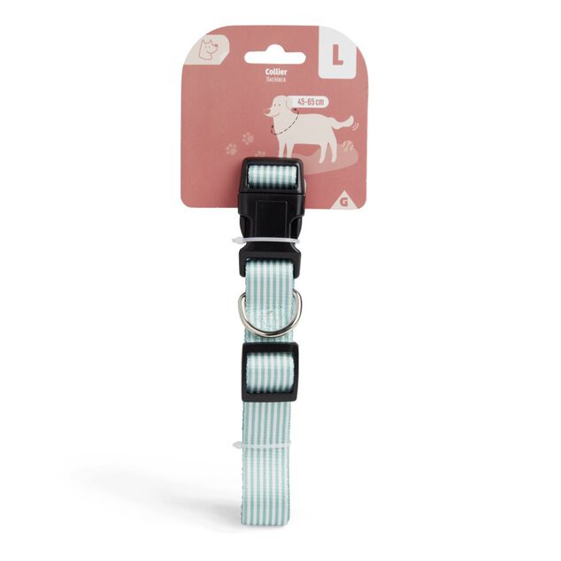 Collier pour chien 45/65cm noir Taille L