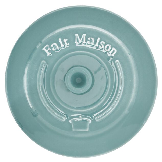 Mini cocotte ronde bleu turquoise