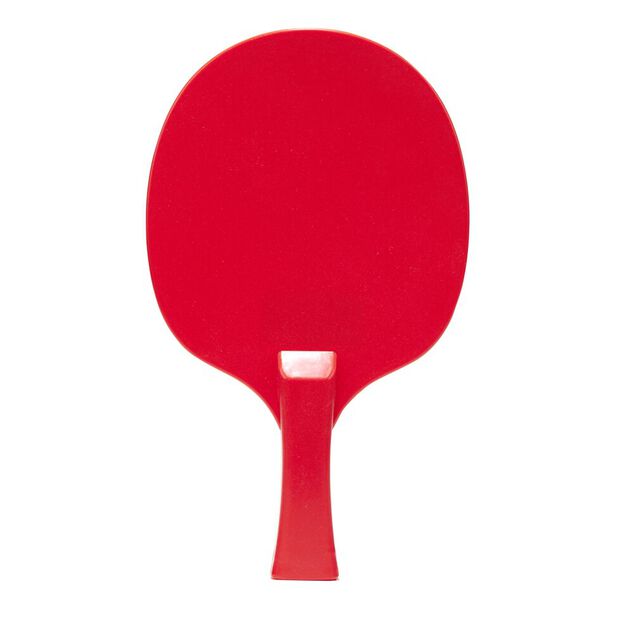 Raquette de ping-pong avec 1 balle 26x14xEp5cm (4 modèles)