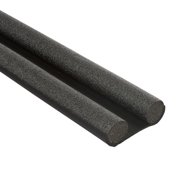 Boudin isolant bas de porte polyester noir L92cm