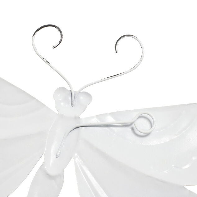 Libellule m&eacute;tal &agrave; suspendre 29x40cm