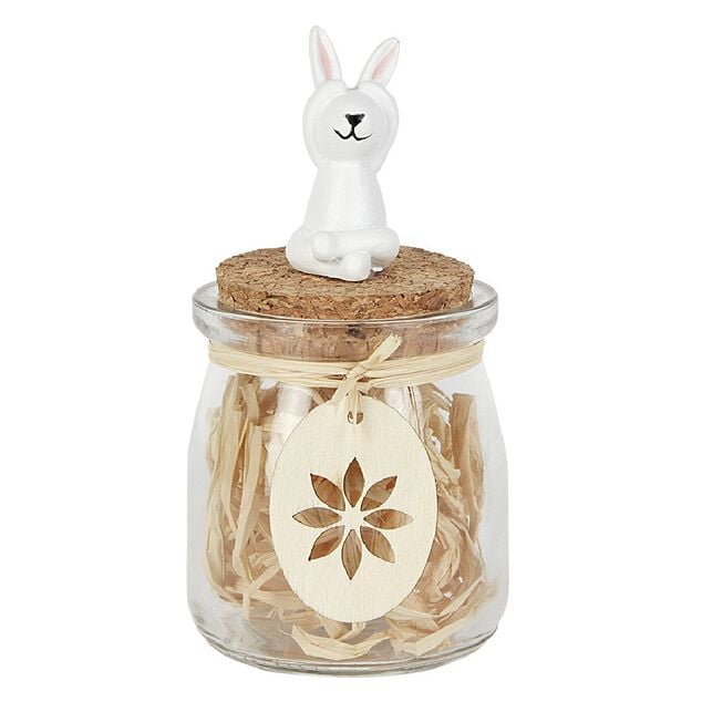 Bocal lapin d&eacute;co de P&acirc;ques