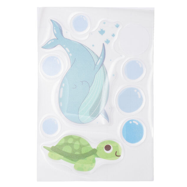 Antid&eacute;rapant baignoire animaux marins plastique 10x15cm (plusieurs mod&egrave;les)