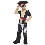 D&eacute;guisement pirate avec cache oeil 11/14 ans