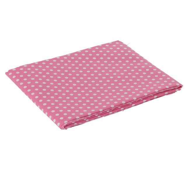 Coupon de tissu 46x55 cm en coton rose
