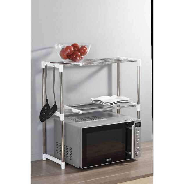 &Eacute;tag&egrave;re t&eacute;lescopique sp&eacute;ciale micro ondes 2 niveaux