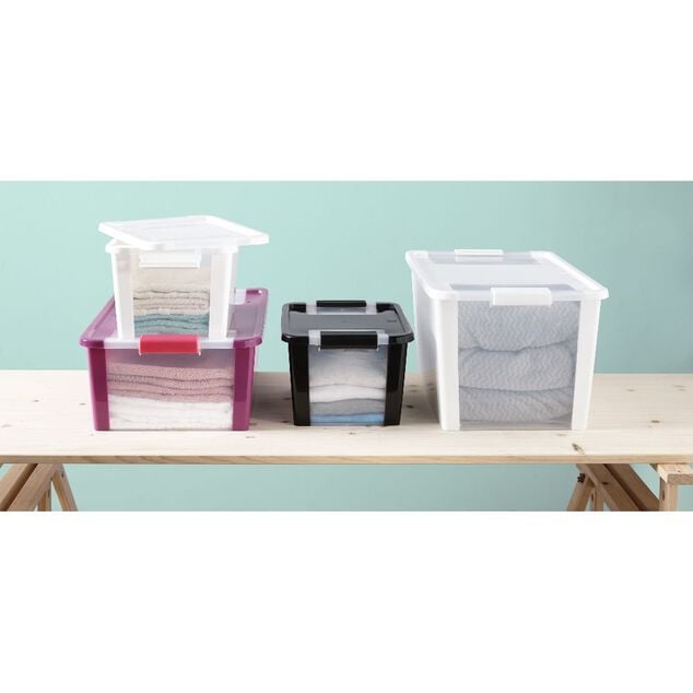 Bo&icirc;te de rangement 26 L blanc