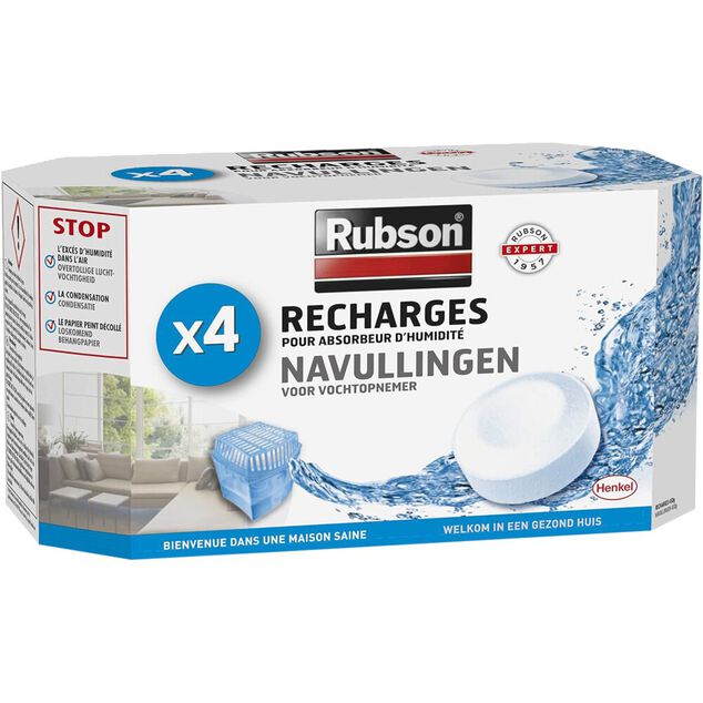 Recharges pour absorbeur d'humidit&eacute; RUBSON