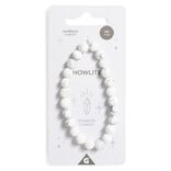 Bracelet crystal large 26 perles Howlite blanc - Stabilité