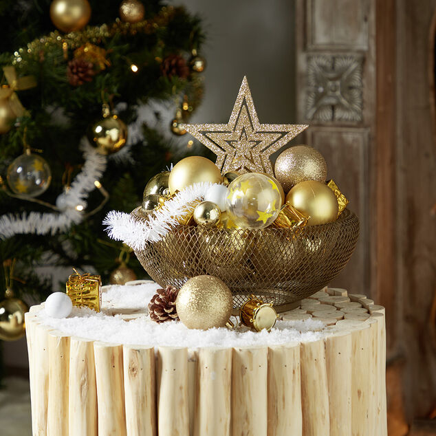 Kit d&eacute;coration pour Sapin de No&euml;l Dor&eacute; x40