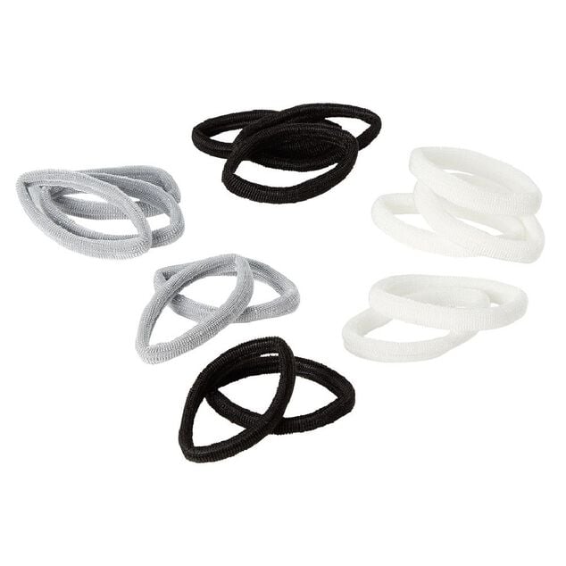 &Eacute;lastique en mousse noir blanc gris x15