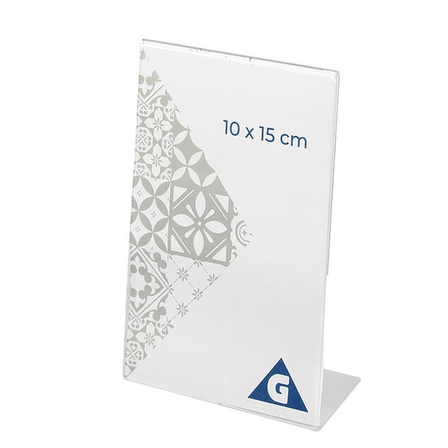 Cadre photo acrylique &agrave; poser pour photo 10x15cm