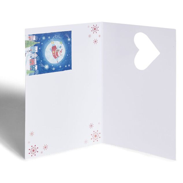 Carte de voeux No&euml;l 12x17cm
