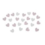 Confetti coeur rose et blanc 30g