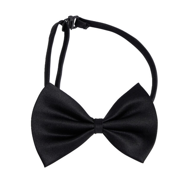 Collier fantaisie noeud papillon pour chien ajustable élastique L25-40cm