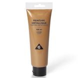 Tube de peinture acrylique orange cuivré metallisé 120ml