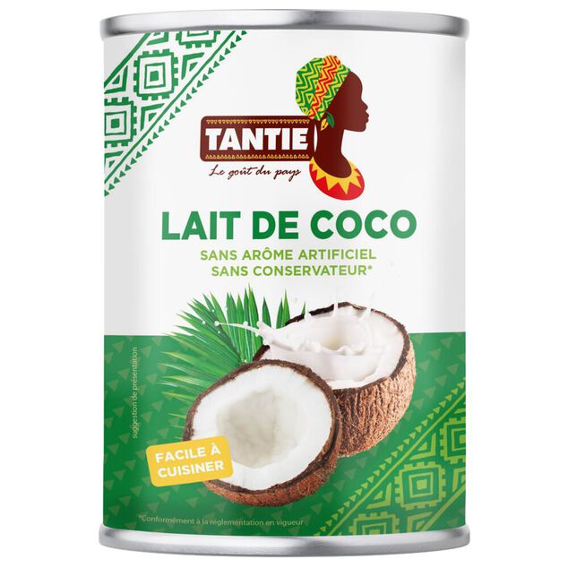 Lait de coco Tantie bo&icirc;te 400ml