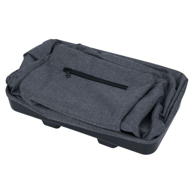 Sac de courses 30L pliable avec 2 roues  - L33xl20xH92cm