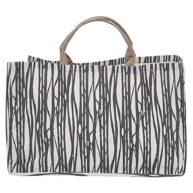 Sac porte-b&ucirc;ches en jute 64x30xH40cm