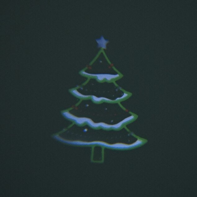 Projecteur ext&eacute;rieur LED solaire No&euml;l motifs anim&eacute;s