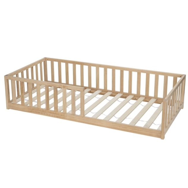 Lit enfant en bois Nicolas 198x96xH45cm