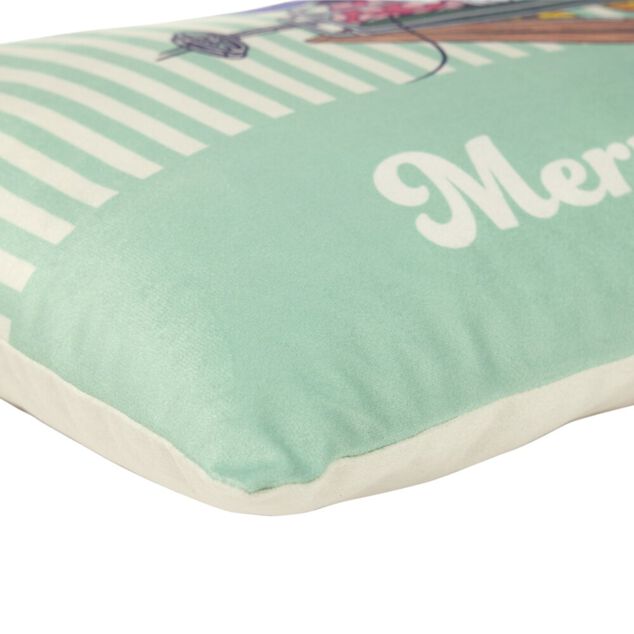 Coussin Disney Mickey & Minnie t&eacute;l&eacute;si&egrave;ge 30x50cm