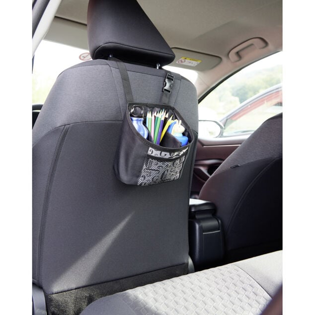 Sac pochette organisateur de voiture noir 18x8xH17cm