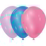 Ballon de baudruche nacr&eacute; multicolore x20