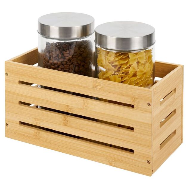 Caisse de rangement bambou pliable 31x15xH15cm