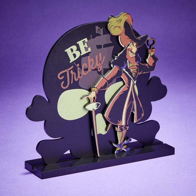 D&eacute;coration &agrave; poser Halloween Disney Villains Capitaine Crochet H19cm