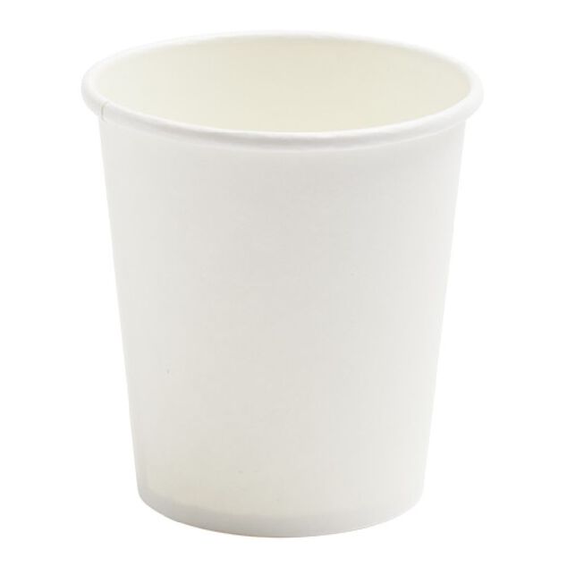 Lot de 50 gobelets jetables 20cl carton uni blanc