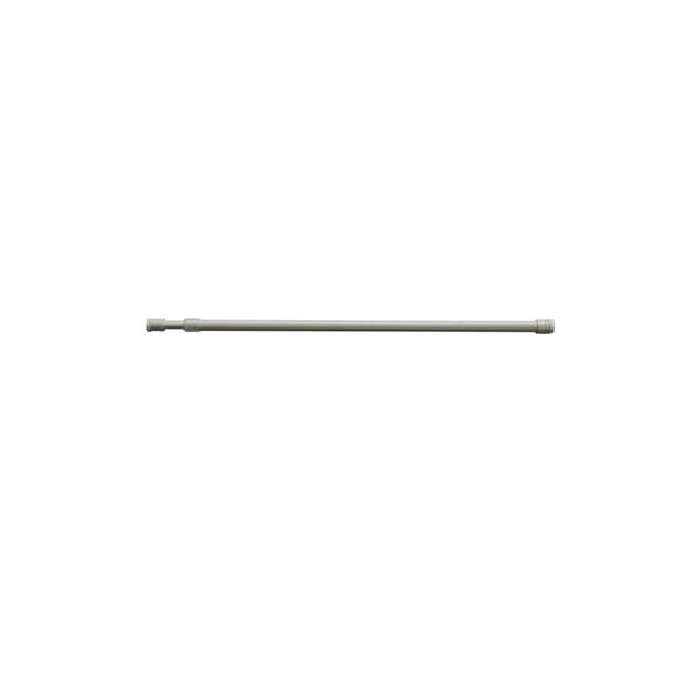 Tringle de vitrage Autobloquante Extensible 30-50 cm m&eacute;tal Blanc