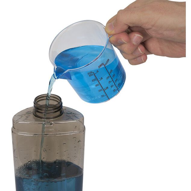 Balai magique ramasse miettes avec spray bleu 2 en 1