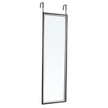 Miroir de porte bois contour noir H119cm