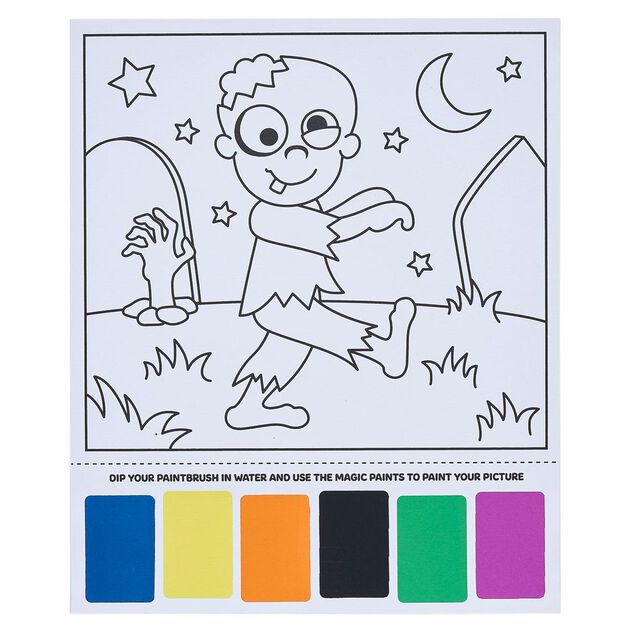Peinture magique motif Halloween