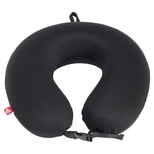 Coussin de voyage m&eacute;moire de forme noir