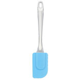 Spatule de cuisine en silicone et plastique bleu L23cm