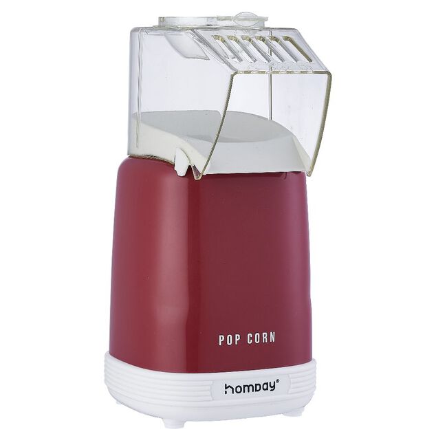 Machine à pop corn Homday 1100W (2 modèles rouge ou beige)