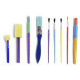 Lot de 9 pinceaux de peinture pour enfants