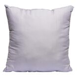 Coussin carr&eacute; en polyester gris