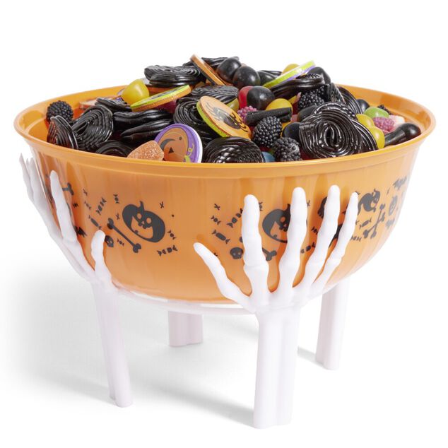 Support pour bol &agrave; bonbons Halloween