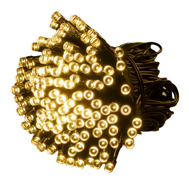Guirlande de No&euml;l lumineuse 120LED blanc chaud L890cm