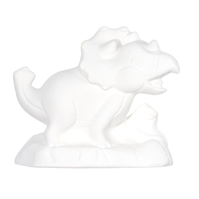 Lot 3 figurines à peindre thème dinosaure - peinture et pinceau inclus